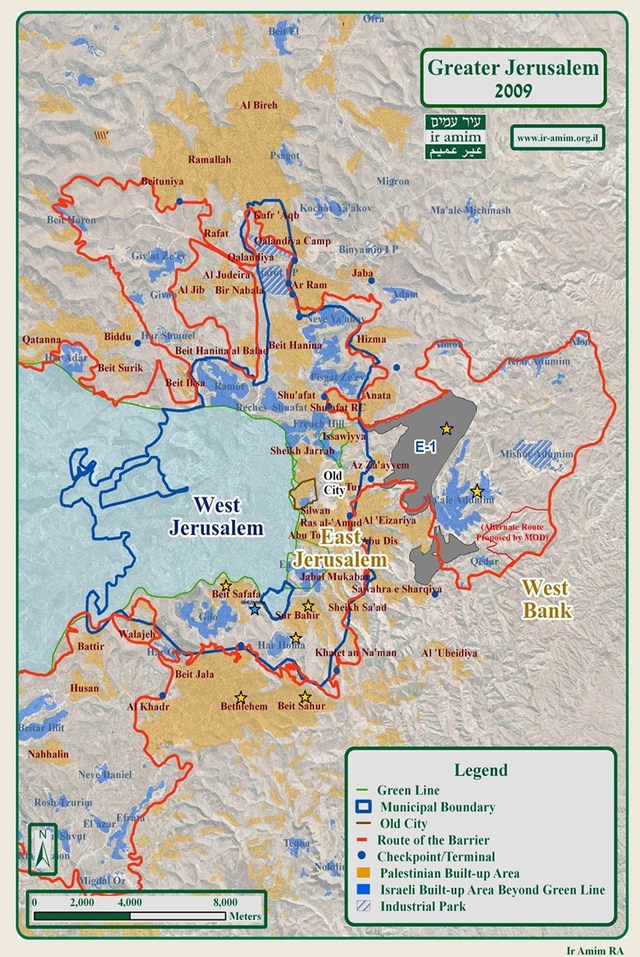 Map of Israel