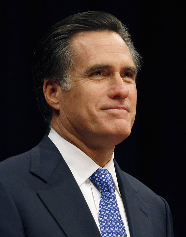 Former Governor Mitt Romney of Massachusetts