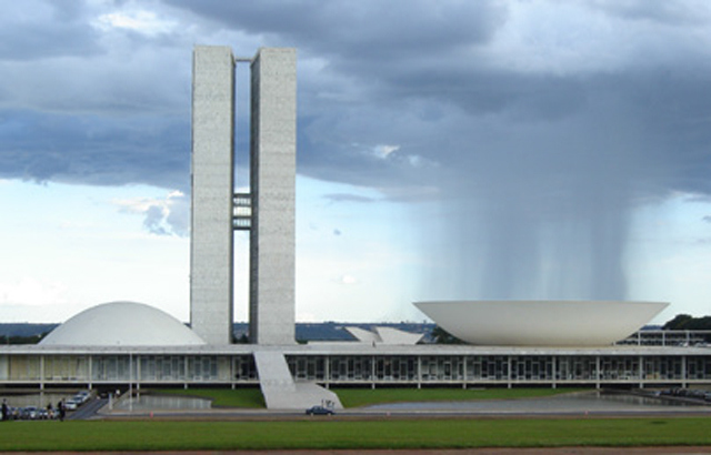 A view of Brazil’s National Congress.