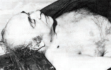 Iranian Prime Minister Amir Abbas Hoveyda, executed April 7, 1979