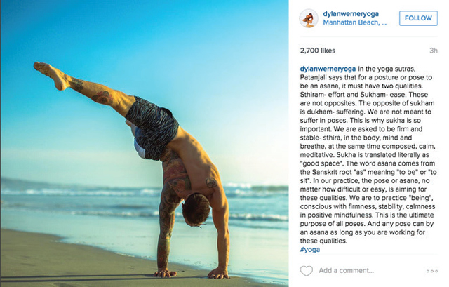 Figure 8. The traditional Yoga Sutras is cited in the user's caption.