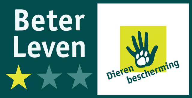 Figure 3. Beter Leven Label. Represents the quality of life an animal had prior to packaging.