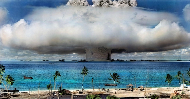 Nuclear test on Bikini Atoll