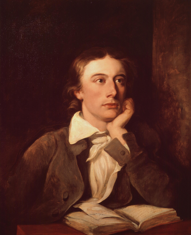 Portrait of John Keats by William Hilton