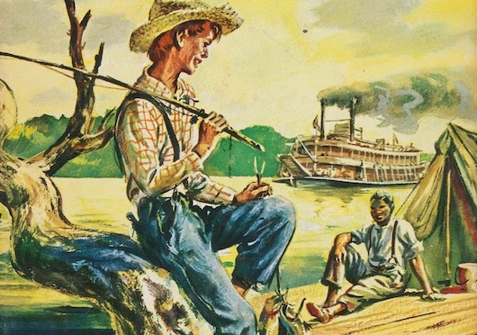 huckleberry finn themes and quotes