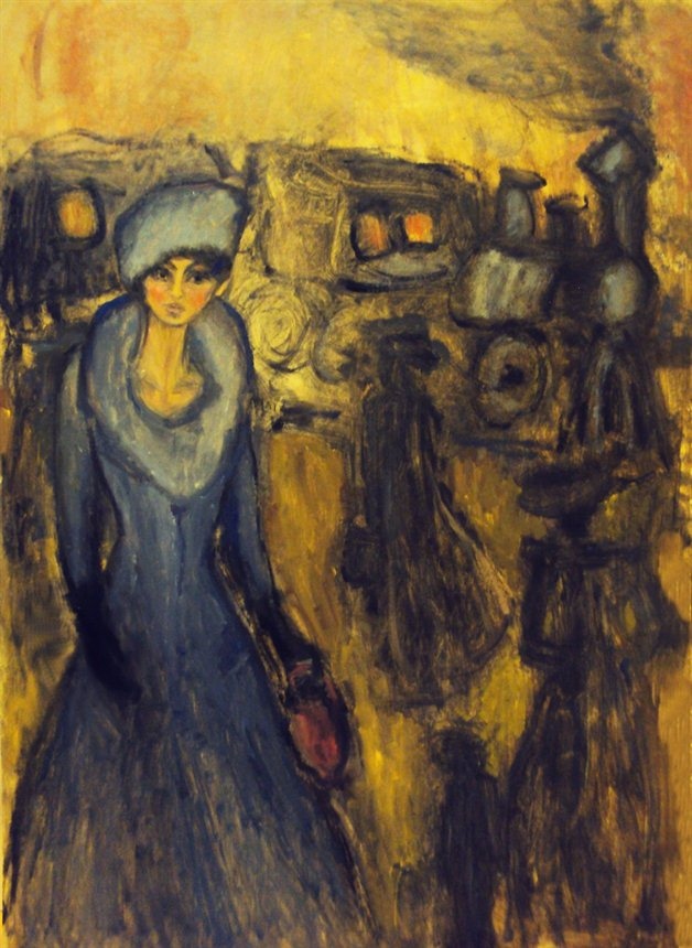 Painting of Anna Karenina by Hana Popaja