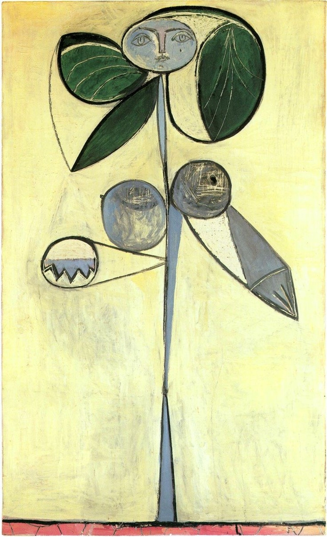 Pablo Picasso : La femme fleur (Francoise Gilot 1946)
