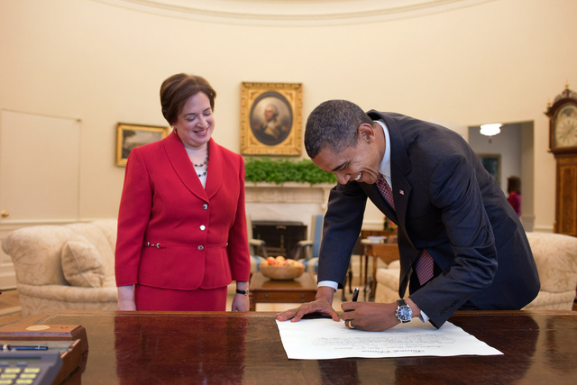 President Obama with Elena Kagan