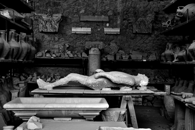 A body from Pompeii