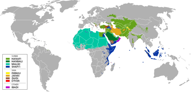 Distribution of Muslim Populations