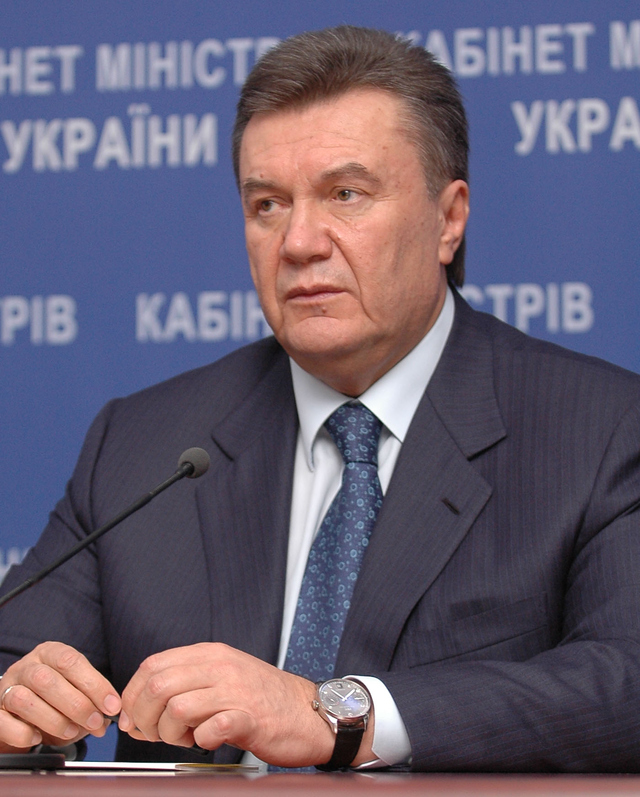 Ukrainian President Viktor Yanukovych