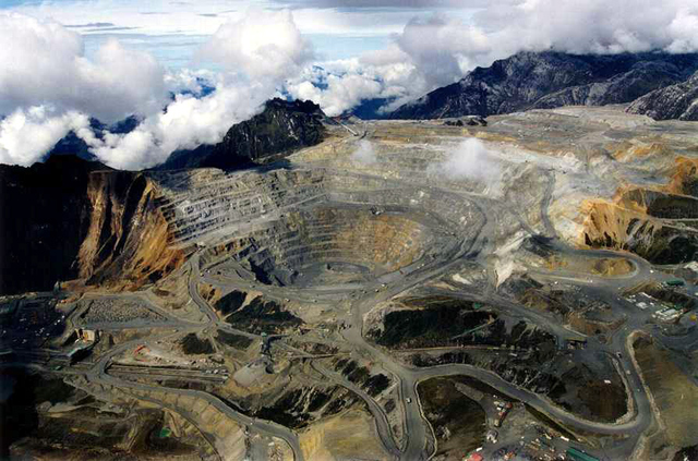 One of Freeport-McMoRan's Indonesian strip mines