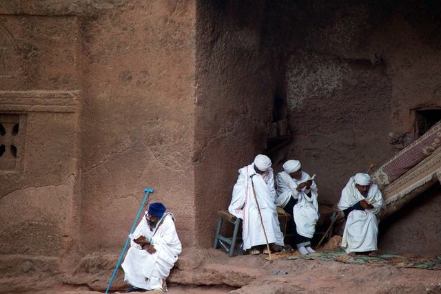 Pilgrams of Lalibela, Ethiopia
