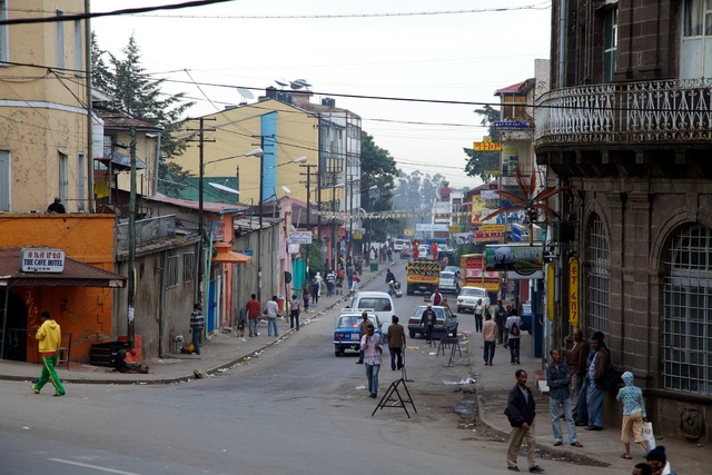 Bustling Addis