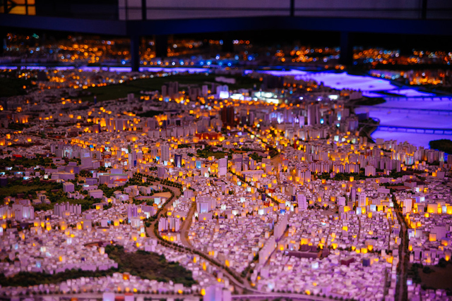 Scale model of Seoul from the Seoul Museum of History
