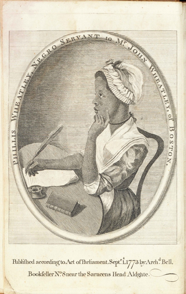 Depiction of Phillis Wheatley