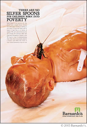 Barnardo's Coackroach Ad