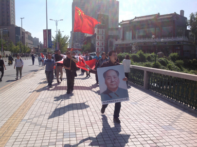 Anti-Japan demonstration by Chinese citizens in Shenyang on the 18th of September 2012