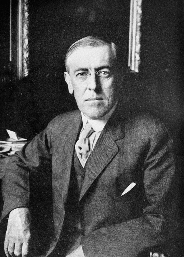 American President Woodrow Wilson