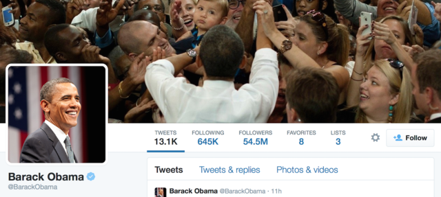 Barack Obama's Twitter Account